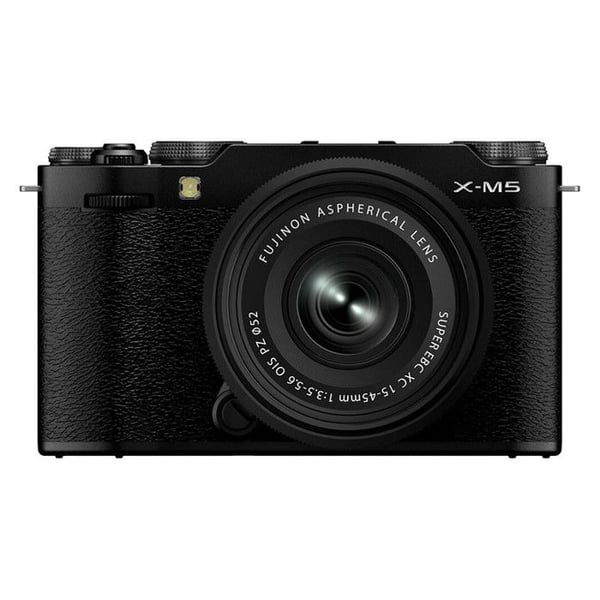 FUJIFILM X-M5 Sort + XC 15-45mm f/3.5-5.6