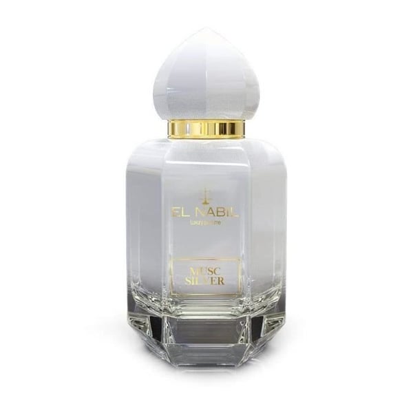 Eau de Parfum - EL NABIL - MUSC SILVER - 50ml - Doft av Mint och Citron - Herrdoft