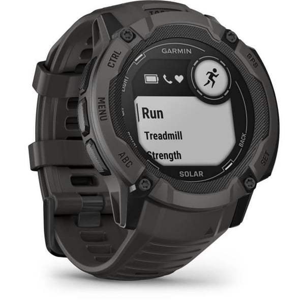 Tilsluttet GPS-ur - GARMIN - Instinct 2X Solar Grey