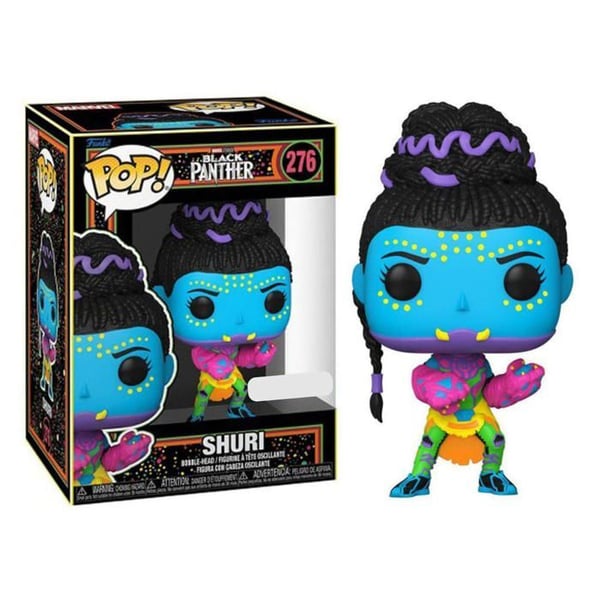 Funko Pop! N°276 - Black Panther - Shuri (blklt) - Marvel - Interiör- USED