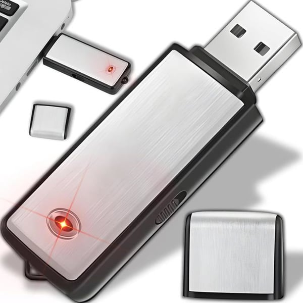 Digital diktafon - Professionel - 8 GB - Lydaktiveret optagelse - LED-indikator