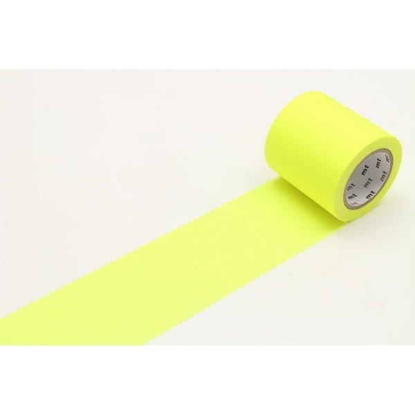 Maskeringstejp - Maskeringstejp MT Casa Uni 5 cm gul fluo - chockerande gul