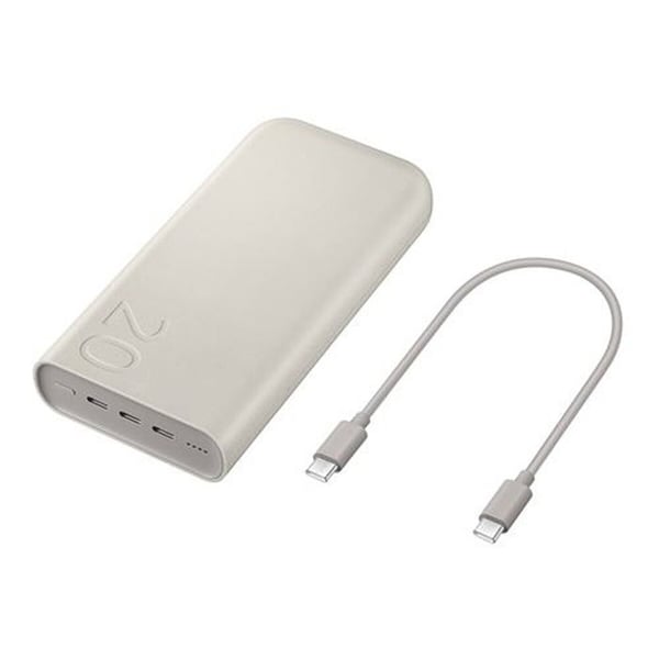 Extern batteri - SAMSUNG - 45W - 20000 mAh - 3 USB Type-C portar - Power Delivery 3.0