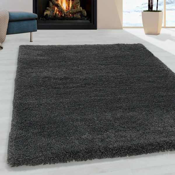 Matta - Högt pile - FLUFFY 3500 - Grå - 140x200 cm - Mjuk och komfortabel Matta - Högt pile - FLUFFY 3500 - Grå - 140x200 cm - Mjuk och komfortabel