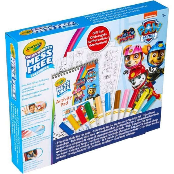 Färgläggning - CRAYOLA - Paw Patrol Box - Color Wonder Aktiviteter utan röra! Från 3 år