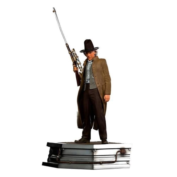 Statyett - IRON STUDIOS - BACK TO THE FUTURE III - Doc Brown - 32 cm - begränsad upplaga
