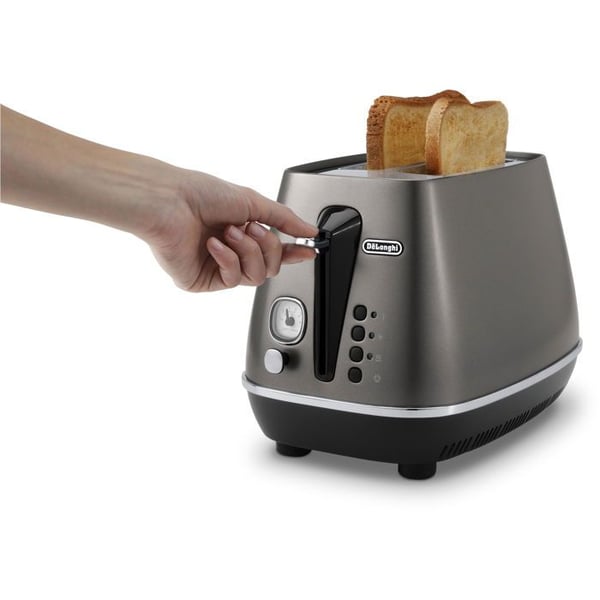 Brödrost - DE'LONGHI - CTIN2103.TB - 2 skivor - 900 W - Avfrostningsfunktion