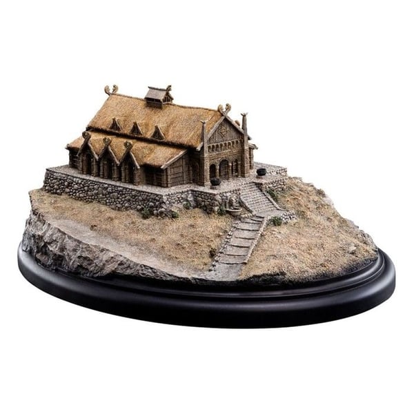 Weta Workshop - Sagan om Ringen - Statyett Den Gyllene Hallen i Edoras 9 cm