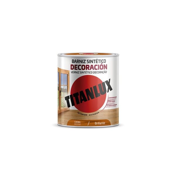 Syntetisk lack Dekoration Mahogny Glans 250ml Titanlux M10100414 - Titanlux