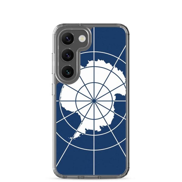 Mobilskal - Antarktisflagga - Samsung Galaxy S23 Plus - Mjuk - Flerfärgad - Unik design