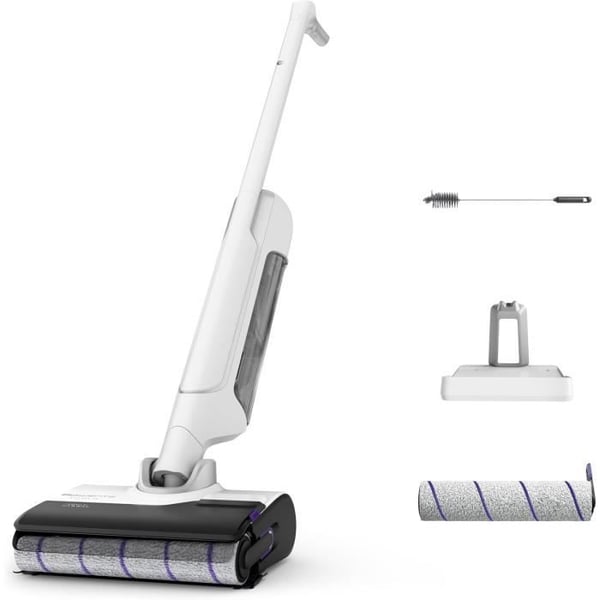 Suge- och rengöringsmaskin - ROWENTA - X-Clean10 - Autonomi 60 min - Automatisk rengöring - 0,8 kg