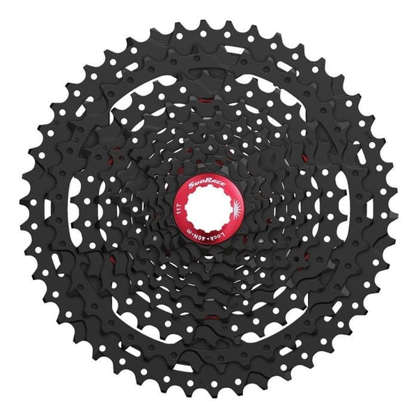 SUNRACE S3 Cassette Black 10S (11-40) - Blandat