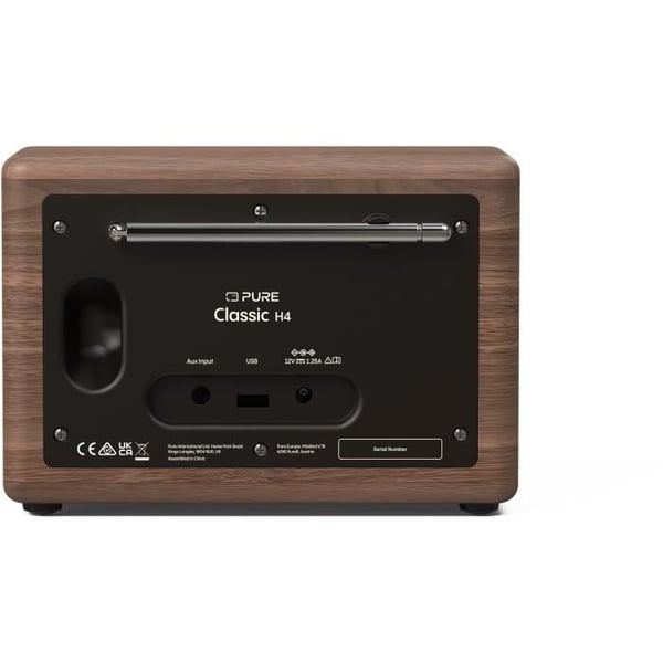 Radio digital - PURE - Classic H4 - Café Noir/Noyer