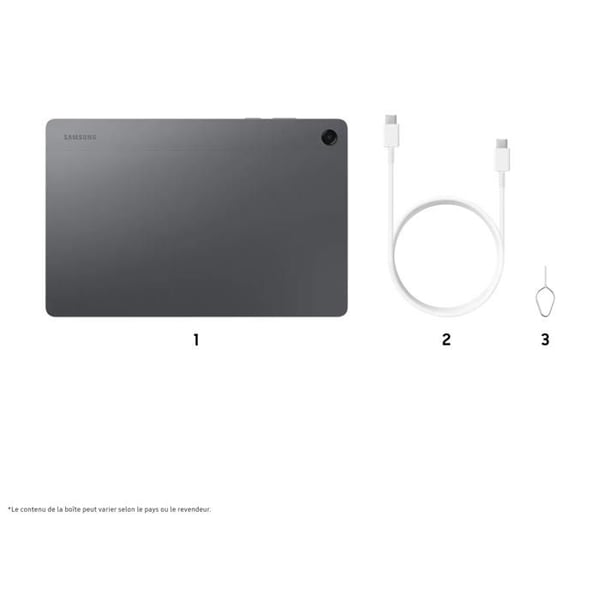 Tabletti - SAMSUNG - Galaxy Tab A11+ - 11" - 6 Go RAM - 128 Go WiFi Harmaa