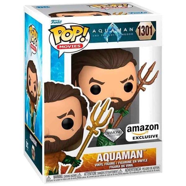Figurine Funko POP - Funko - Aquaman Exklusiv - 3,75 tum - Exklusiv utgåva - DC Comics