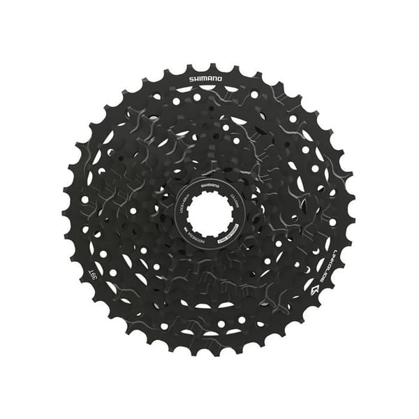 Cassette Shimano Linkglide 10V - sort/sort - 10 gear