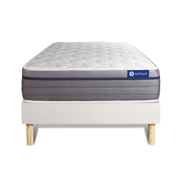 Sängset Madrass Sängbotten 90x200 cm - Vit Sängbotten (i kit) - Actilatex Zen