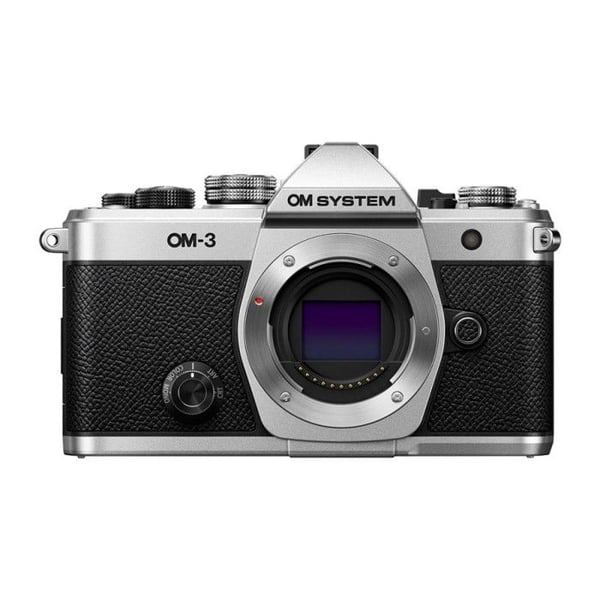 Kamerahus hybrid OM SYSTEM OM-3 silver retro
