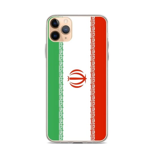 iPhone-fodral - Iran - Flagga - Mjuk - Flerfärgad - Kompatibel med iPhone 11 Pro Max