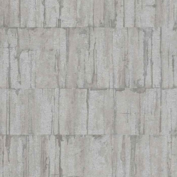 non-woven tapet 560312 industriell tapet 53 x 1005 cm Rasch Barbara Home Collection III silver grey