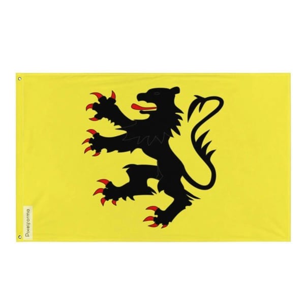 Nordflagga – 60 x 90 cm – Motståndskraftig Polyester – 2 Metallöglor – Inomhus / Utomhus – Pixelforma