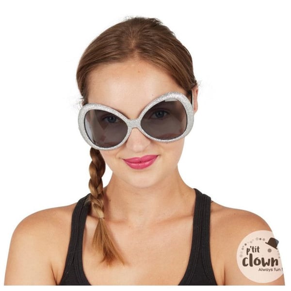 Glasögon - PTIT CLOWN - DISCO Silver - Accessoar för utklädnad för man eller kvinna