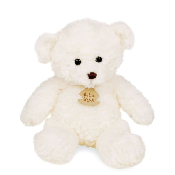 Cuddly Bear Plyschleksak - BEAR STORY - Elfenben 21 cm - Baby - Blandat - Plysch