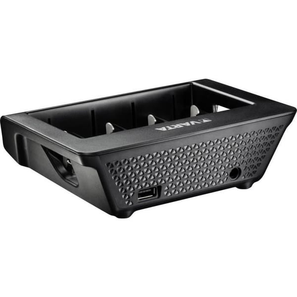 Universal enkelt slot oplader - VARTA - LCD skærm - Sort - PROFIL - Netadapter
