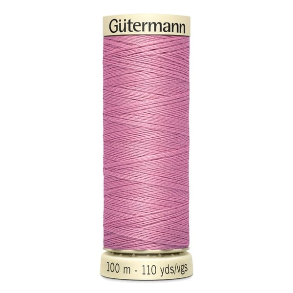 Parti av 5 spolar 100m Tråd 100% polyester Gutermann Ref 788988 - Att 663 - jordgubb milkshake
