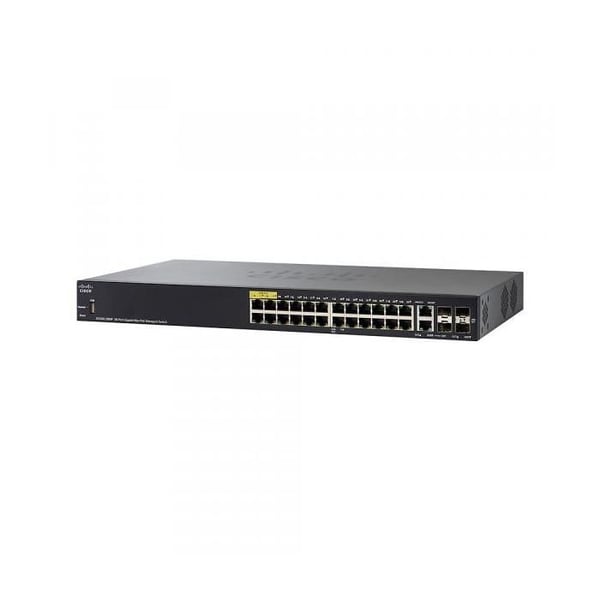 Cisco SG350-28MP-K9 Managed L3 Gigabit Ethernet (10-100-1000) Black Power over Ethernet (PoE)