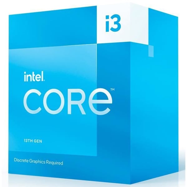 Intel Core i3-13100F-processor - INTEL - 3,4 GHz / 4,5 GHz - 4 kärnor - 12 MB cache