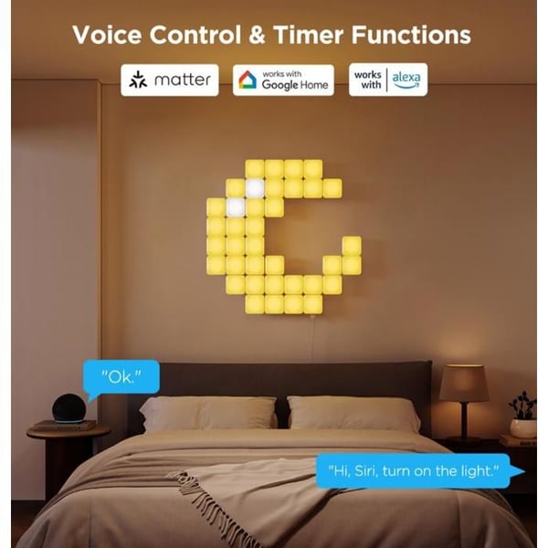 Govee Smart mini RGBIC-panel - 10 st