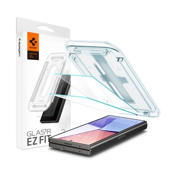 Verkollat härdat Spigen Glas.TR EZ Fit 2-Pack - Härdat glas för Samsung Galaxy Z Fold 6 (2 stycken)