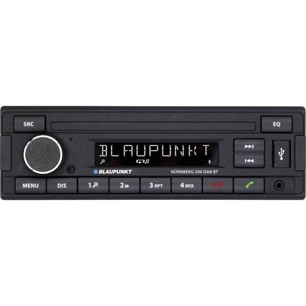 Autoradio Blaupunkt Nürnberg 200 DAB BT kit för handsfree bluetooth, tuner DAB+