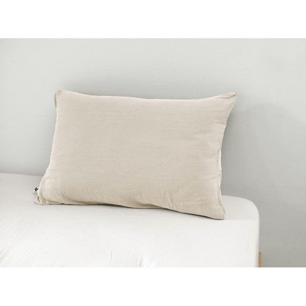 Taie d'oreiller "Gaïa" 60 x 60 cm & 50 x 70 cm "Gaze de Coton" - Gaïa Pampa - 50 x 70 cm