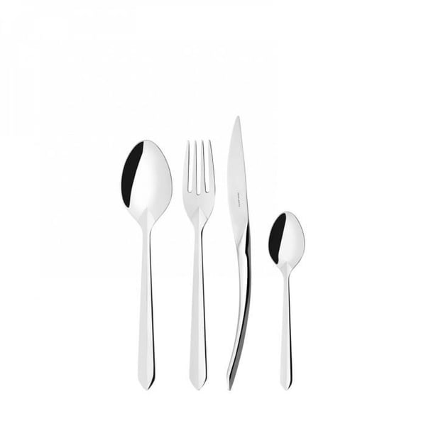 Ménagère 24 Delar - APHRODITE - Rostfritt Stål 18/10 - Elegant Design - Diskmaskinskompatibel