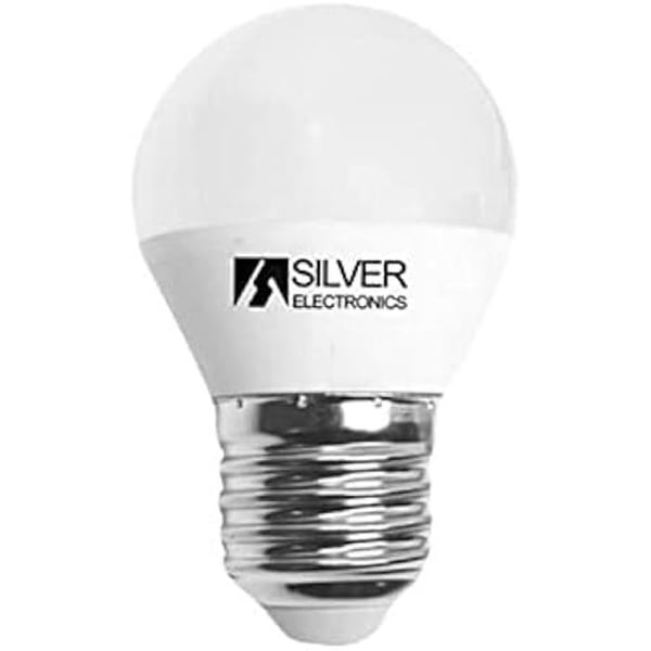 Ampull LED - SILVER ELECTRONICS - 961727 - 7W - E27 - Vit - Energisparande