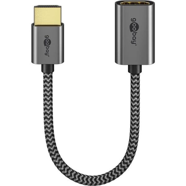 GOOBAY HDMI 2.1 Ultra HD förlängningskabel 0.10m Plus serie