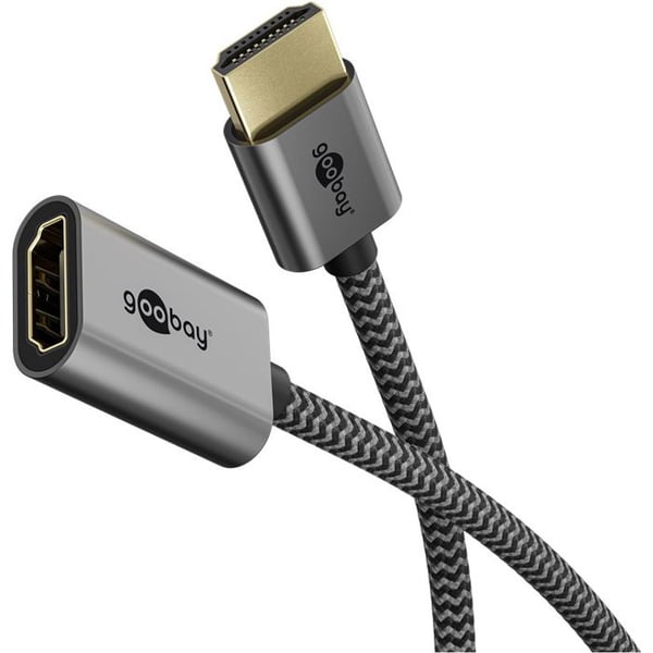 GOOBAY HDMI 2.1 Ultra HD förlängningskabel 0.10m Plus serie