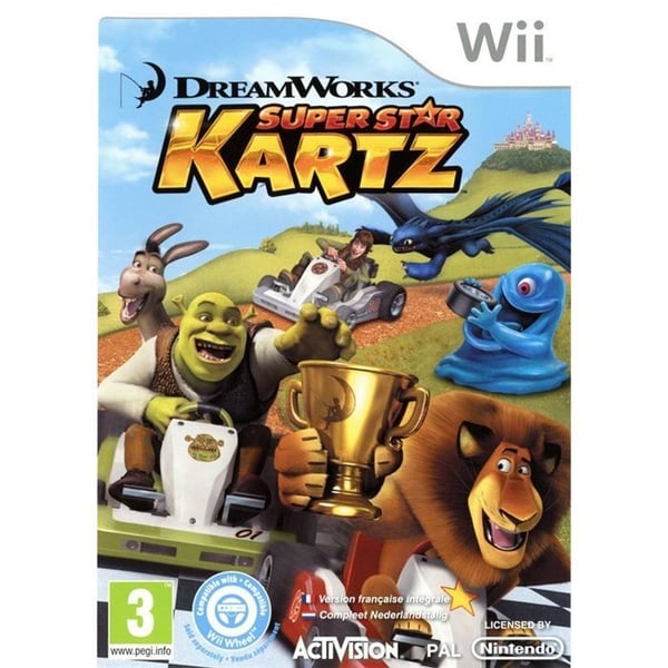 DREAMWORKS SUPERSTAR KARTZ / Wii-konsolspel