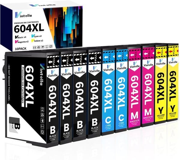 604XL Bläckpatron för Epson 604 XL Multipack för Epson Expression Home XP-2200 XP-2205 XP-3200 XP-3205 XP-4200 XP-4205 Wor