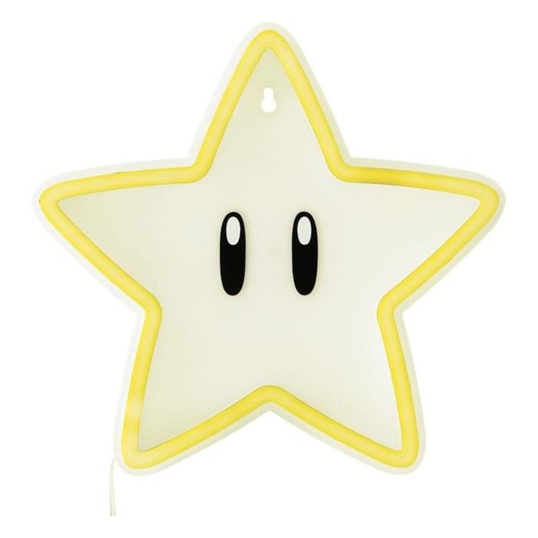 Vägglampa LED - PALADONE PRODUCTS - Super Mario - Super Star - Gul - Inomhus