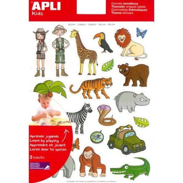 Apli Agipa - Klistermärken Djungeln x 60