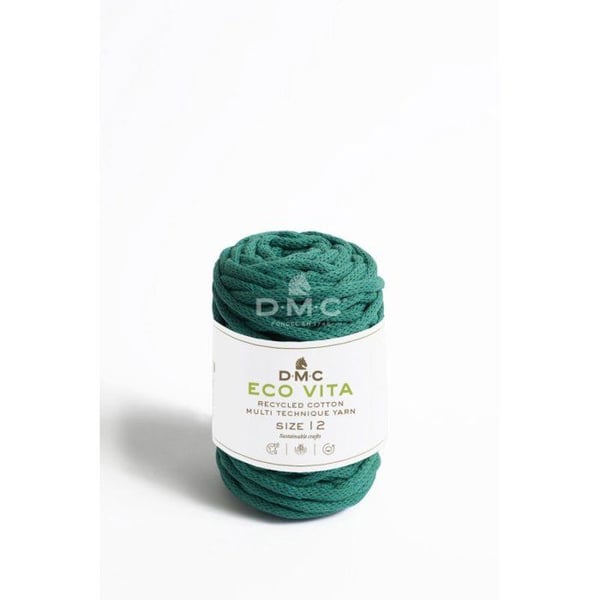 DMC - Återvunnen bomullstråd Eco Vita 12mm 250g Col. 082 Blå