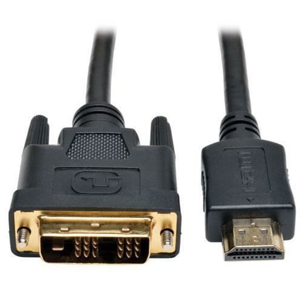 DVI-kabel - SILVER ELECTRONICS - 18+1 Hane till HDMI - 1,5m - Skärmad - Guld 24K