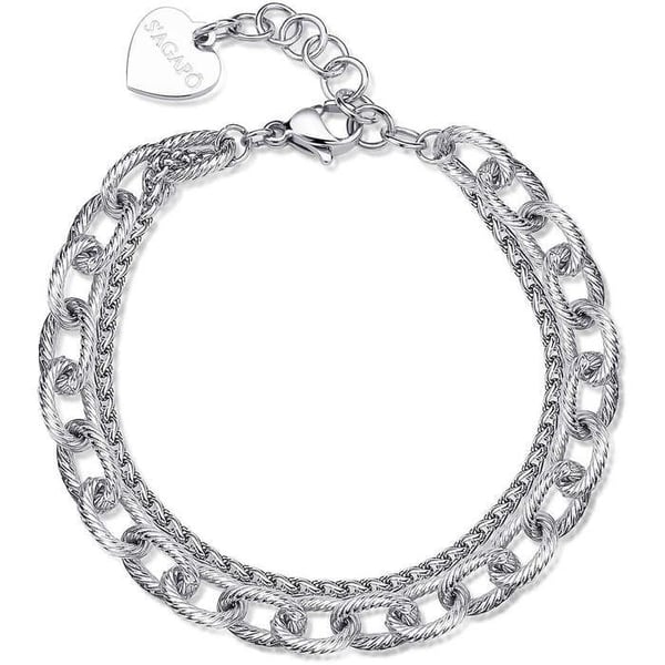 Armband - Silverstål - Sagapò - SHK65