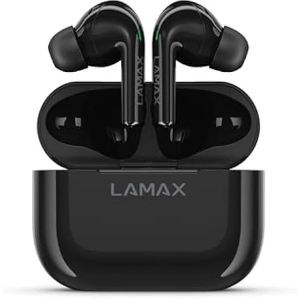 Hörlurar - LAMAX - Clips1 svart - Bluetooth 5.1 - Touchkontroll - Svettbeständig
