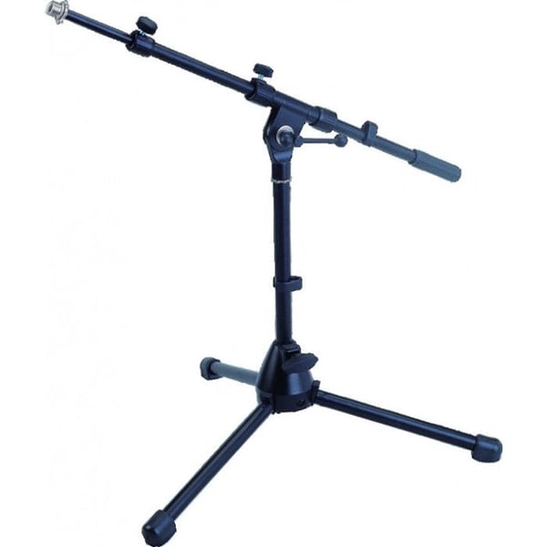 Mikrofonstativ - POWER ACOUSTICS - 1000_MS_020 - Höjd 540 mm - Justerbar stång 530-910 mm - Svart