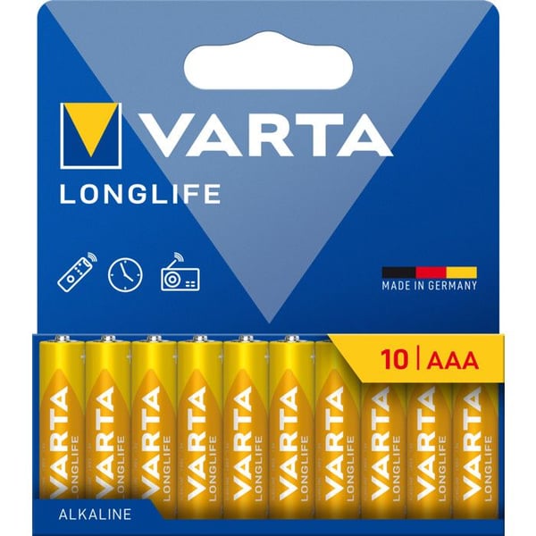 Engångsbatteri Varta 4008496067541 Svart