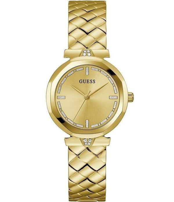 Klocka - GUESS - RUMOUR GW0613L2 - Rostfritt Stål - Guld - Chic